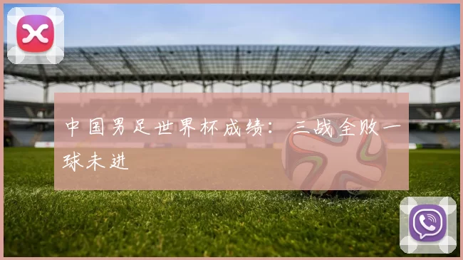 中国男足世界杯成绩:三战全败一球未进