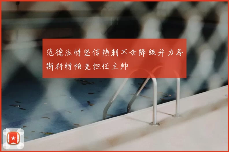 范德法特坚信热刺不会降级并力荐斯科特帕克担任主帅