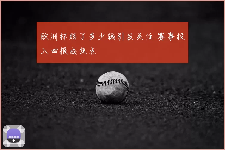 欧洲杯赔了多少钱引发关注 赛事投入回报成焦点