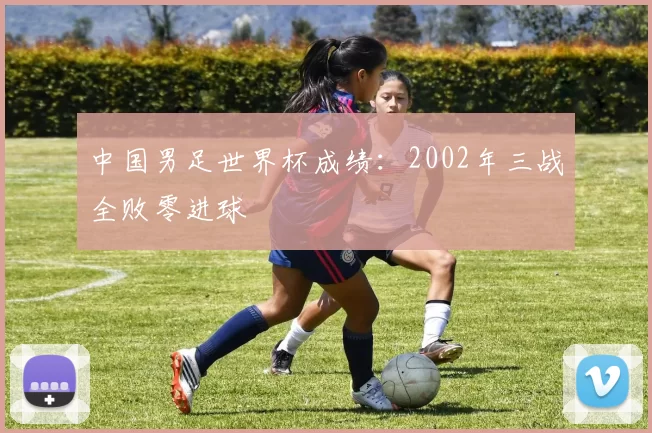 中国男足世界杯成绩:2002年三战全败零进球